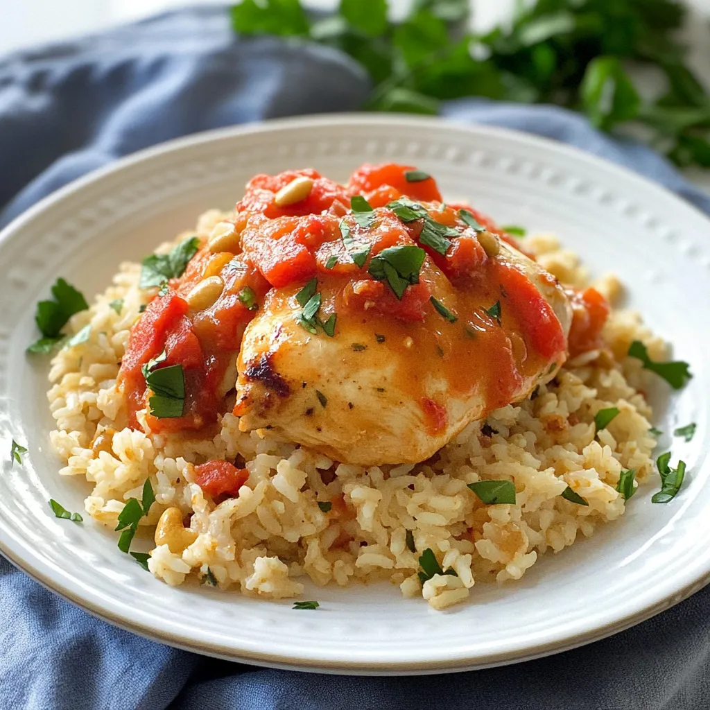 Tips for Tomato-Basil Chicken and Cashew Rice Pilaf