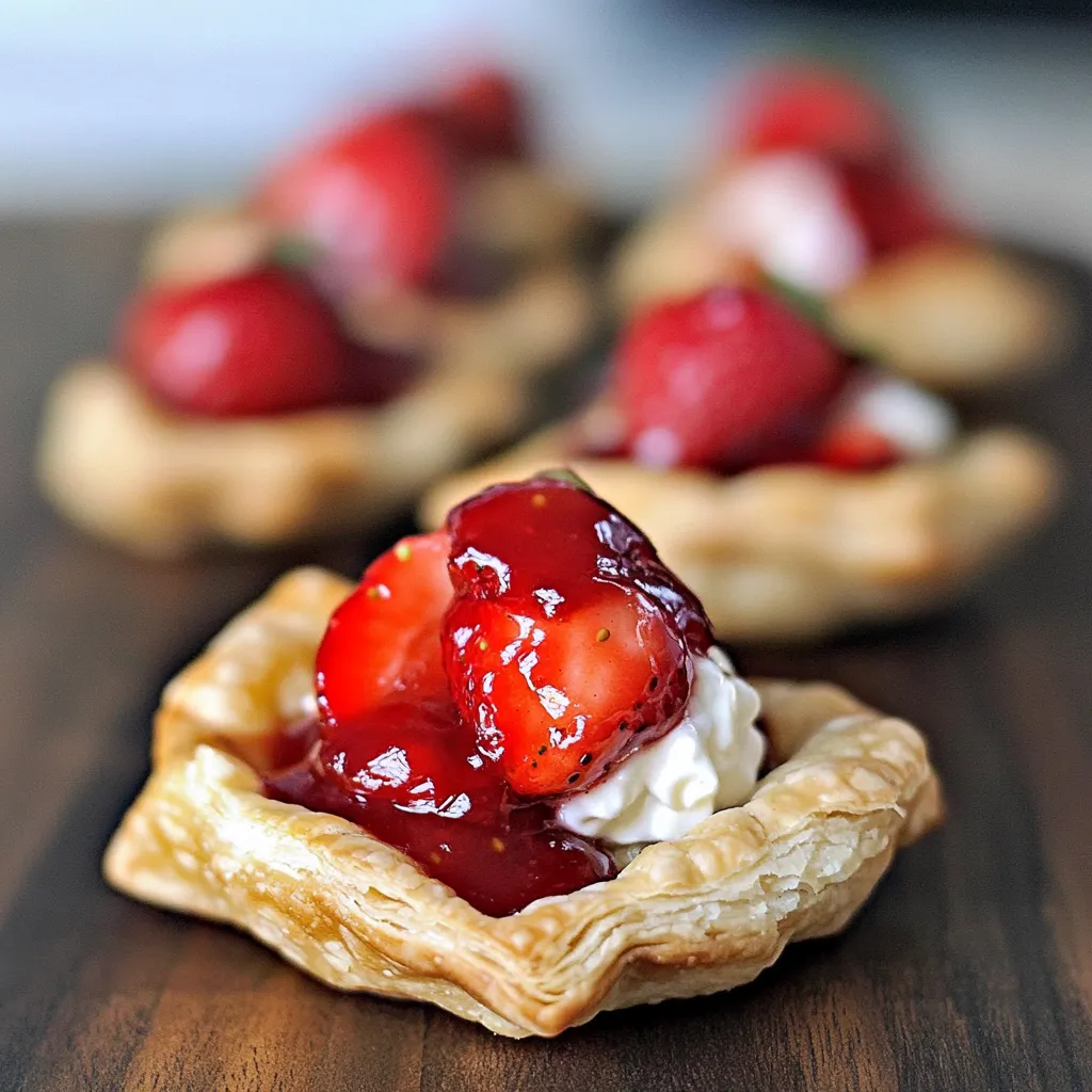 Tips for Strawberry Filled Mini Puff Pastries