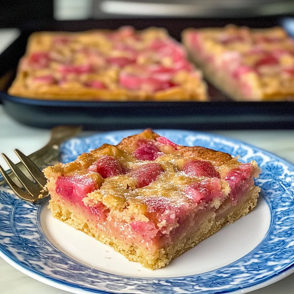 Tips for Easy Rhubarb Dream Bars