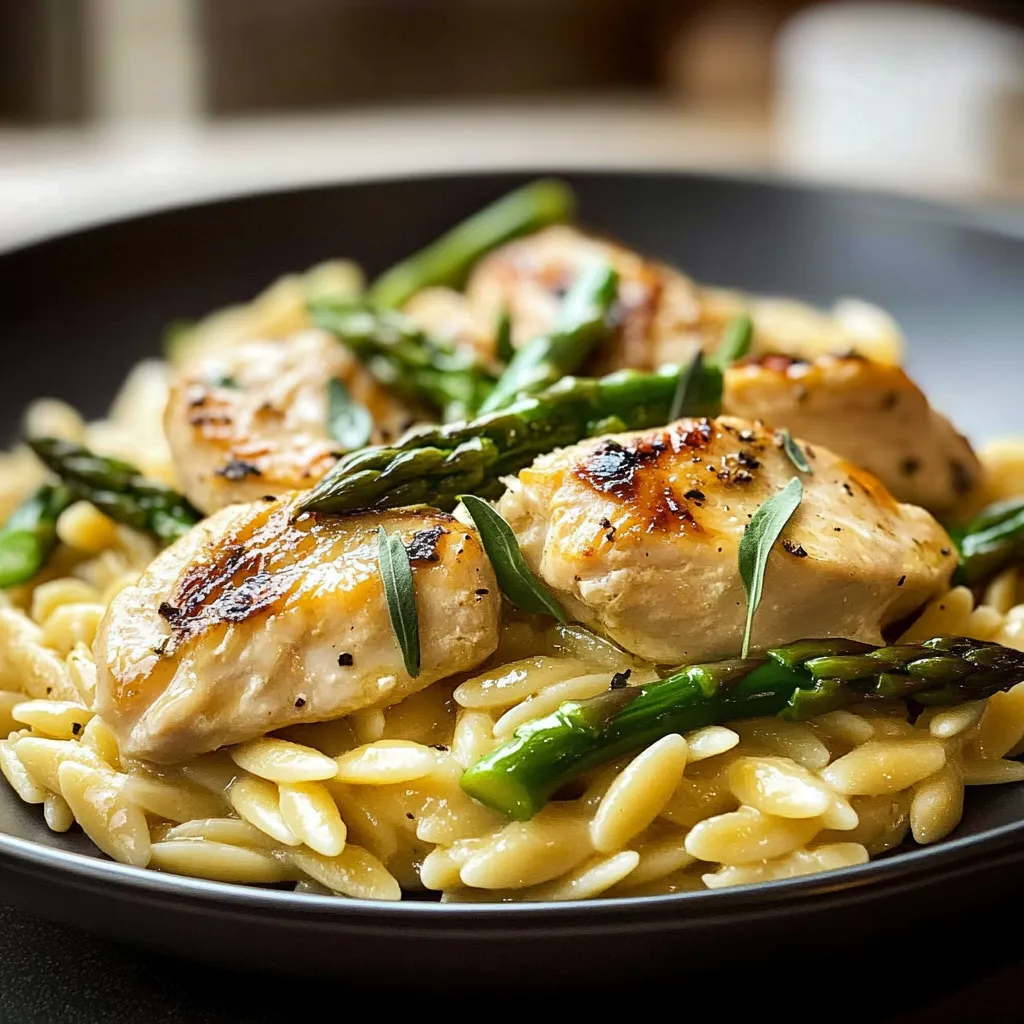 Tips for Chicken and Asparagus Orzo