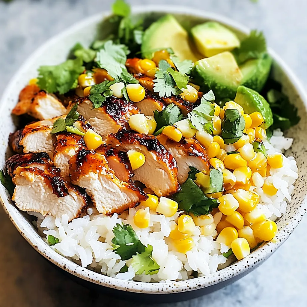 Tips for Street Corn Chicken Rice Bowl Recipe