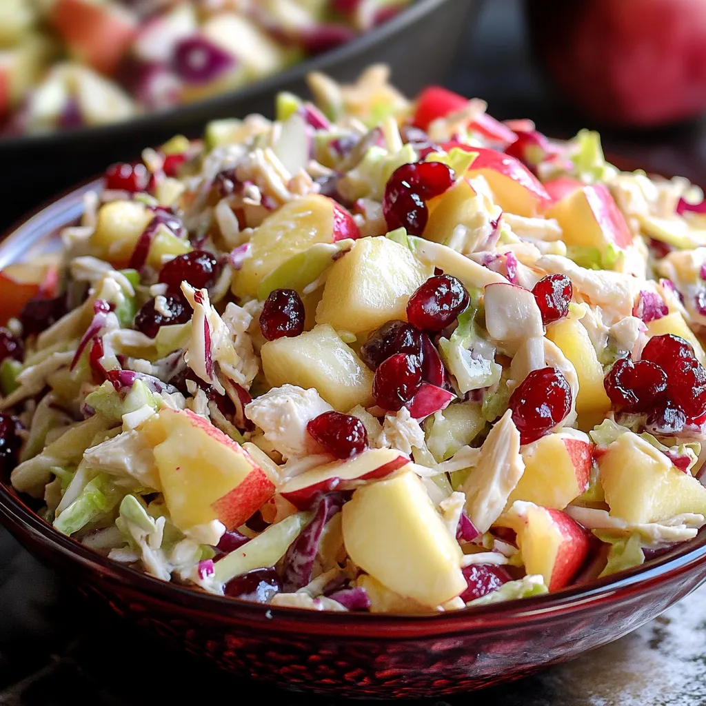 Tips for CRANBERRY APPLE COLESLAW