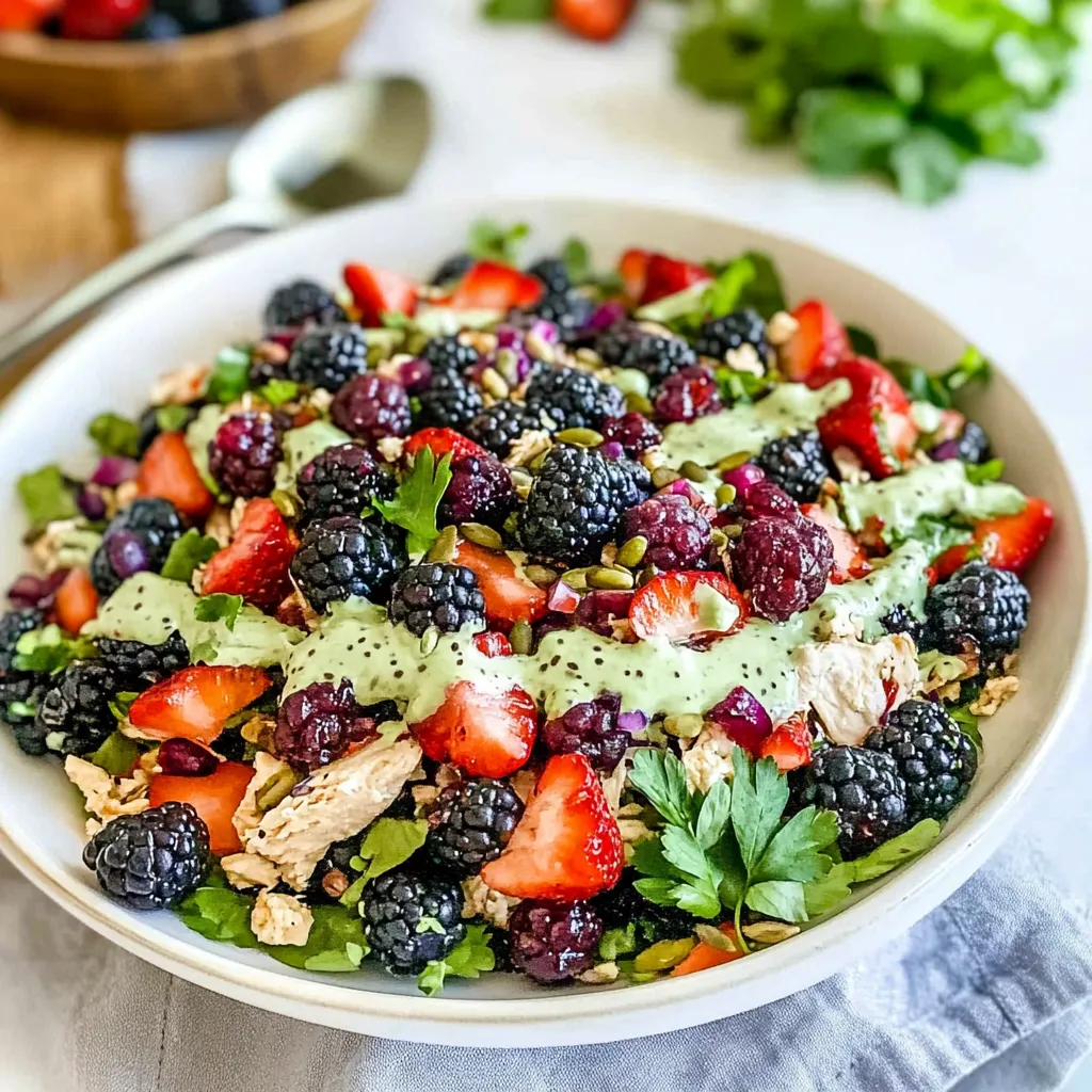 Tips for Superfood Berry Salad with Creamy 
