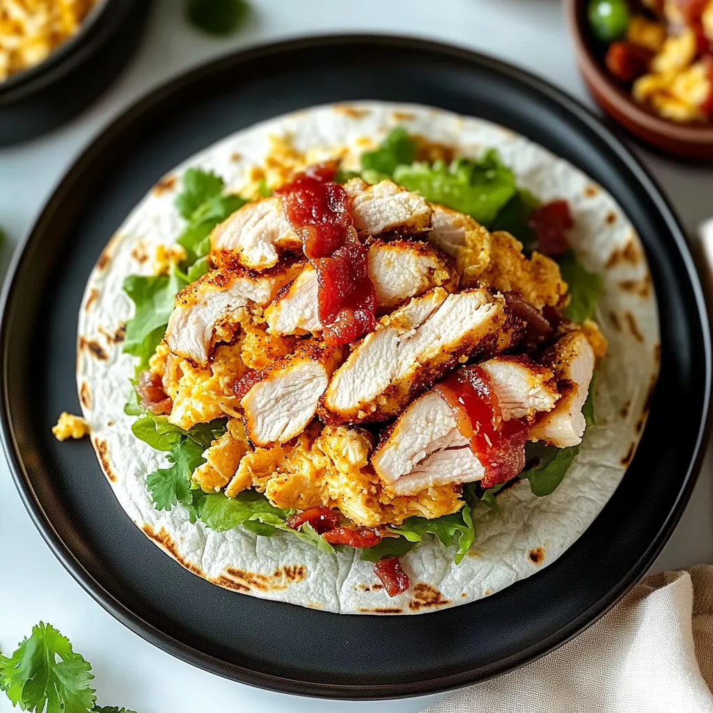 Tips for Crispy Chicken Bacon Ranch Wrap