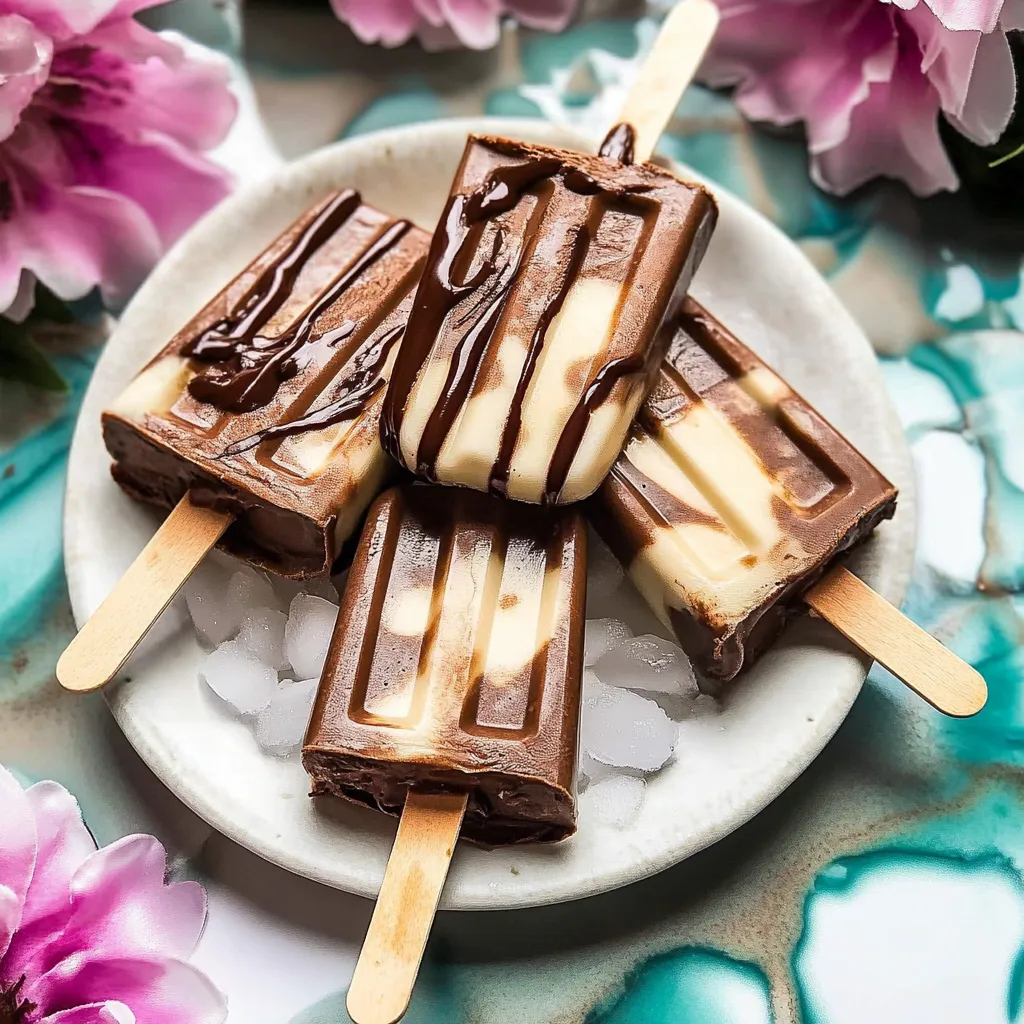 Tips for Chocolate Coconut Latte Fudge Popsicles.