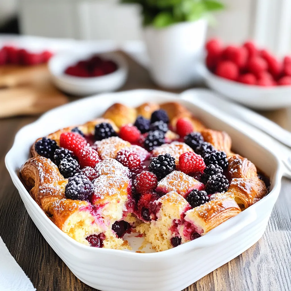Tips for Berry Croissant Bake