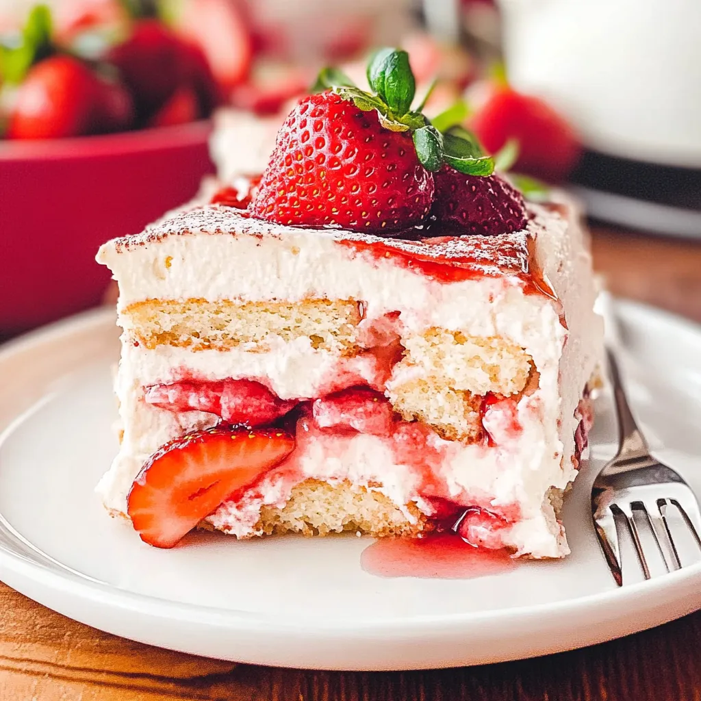 Tips for Strawberry Tiramisu