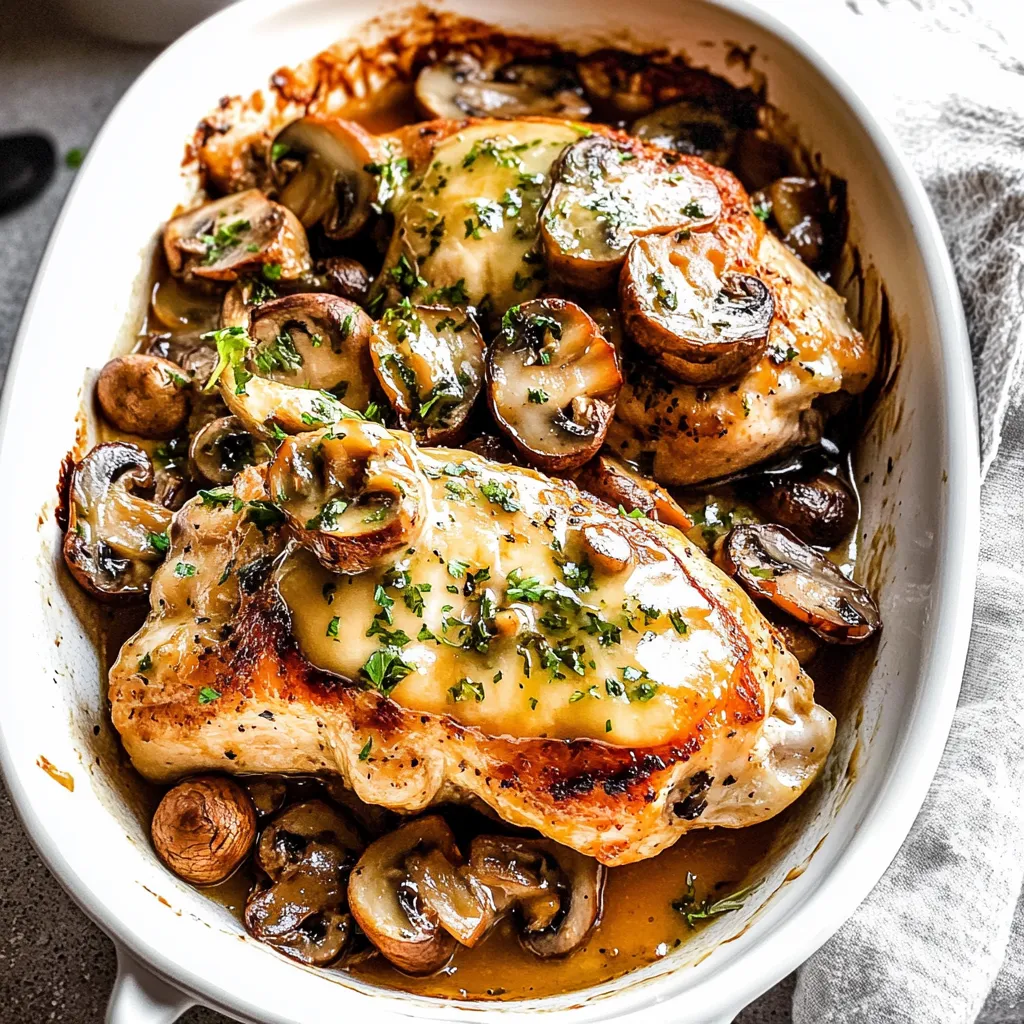 Tips for Baked Chicken with Mushrooms