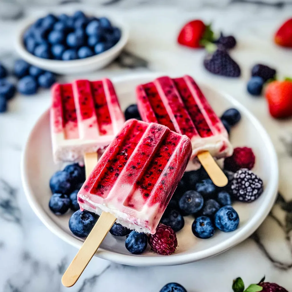 Tips for Homemade Berry Popsicles - 4th of July Recipe