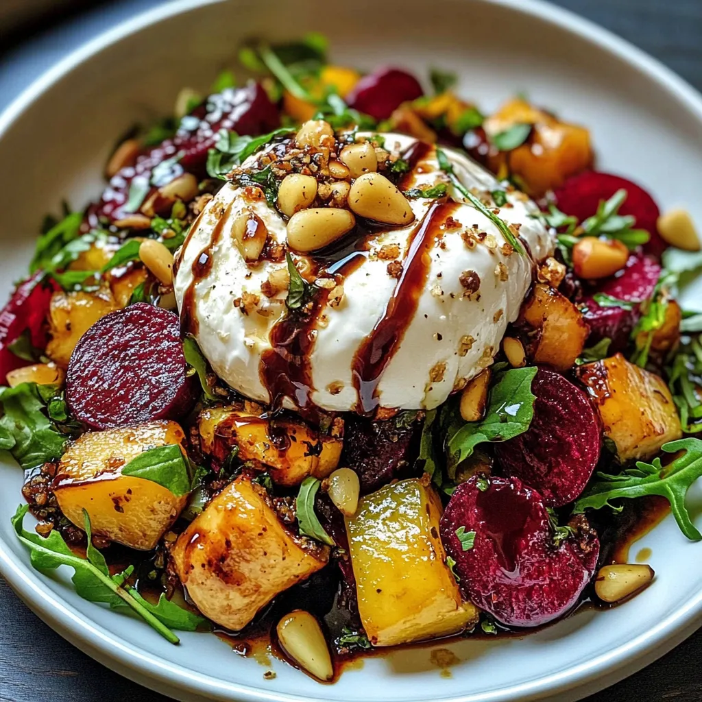 Tips for Beet and Burrata Salad with Pine Nuts and Balsamic