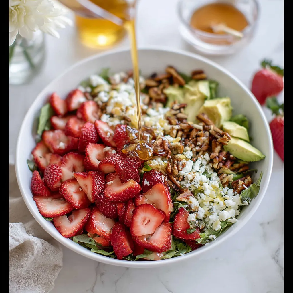 Tips for Strawberry Crunch Salad with Champagne Vinaigrette.