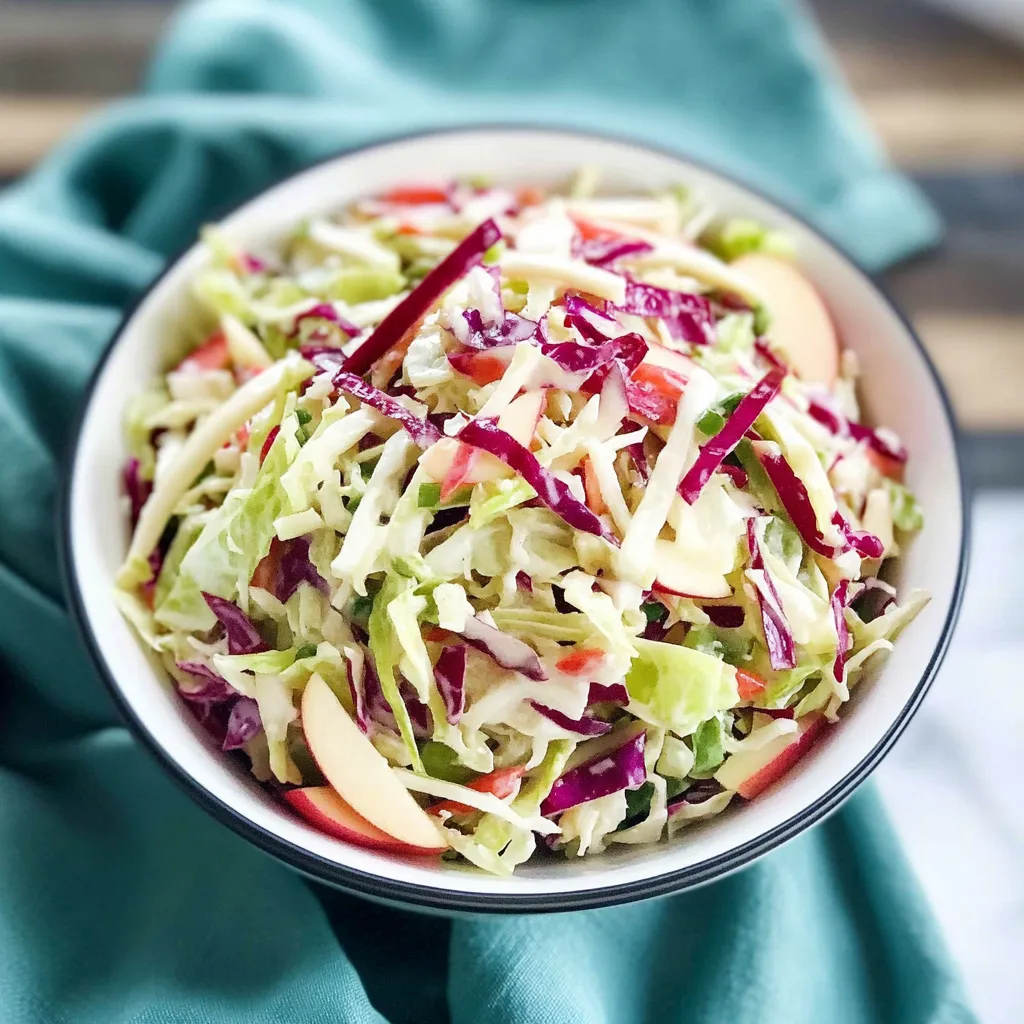Tips for Apple Cabbage Slaw with Radish