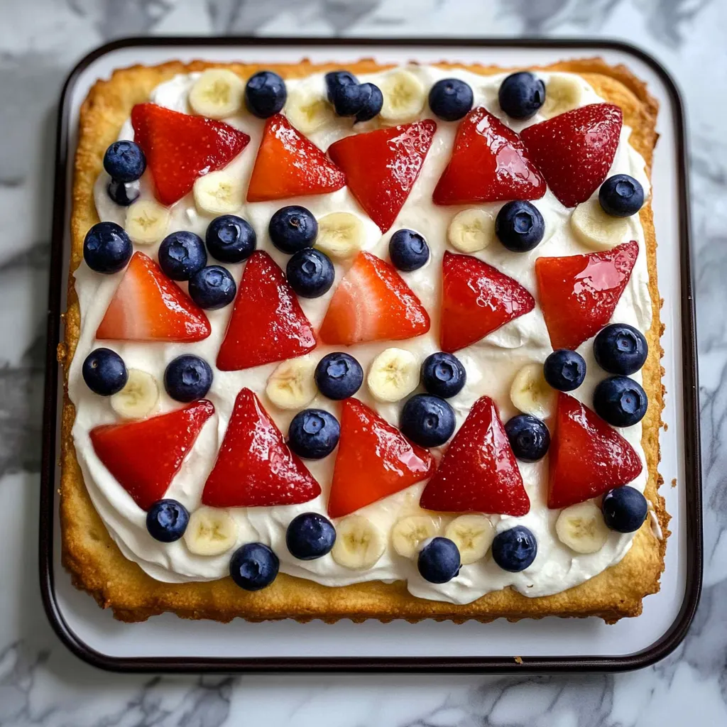 Tips for Flag Fruit Pizza