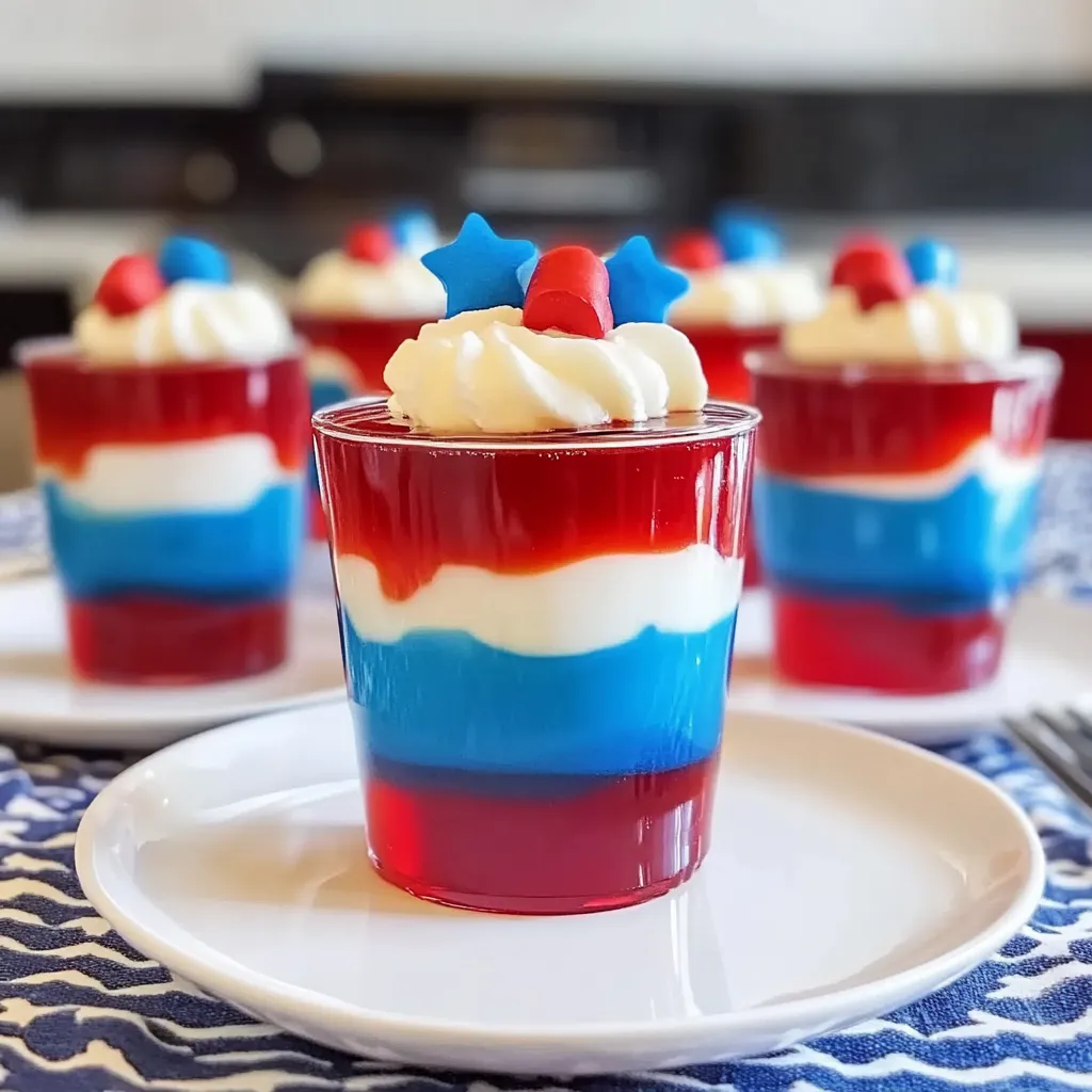 Tips for Red, White, and Blue Jello Cups
