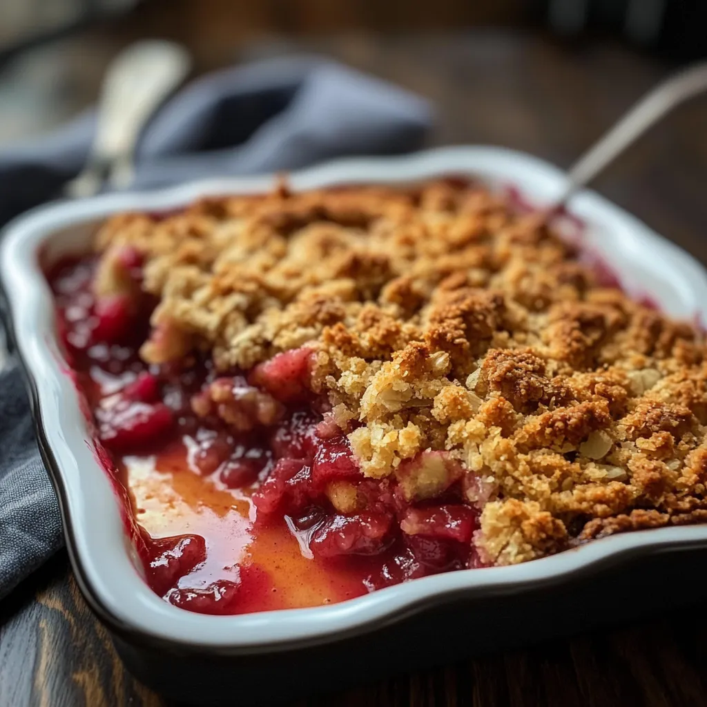 Tips for Rhubarb Crisp Recipe