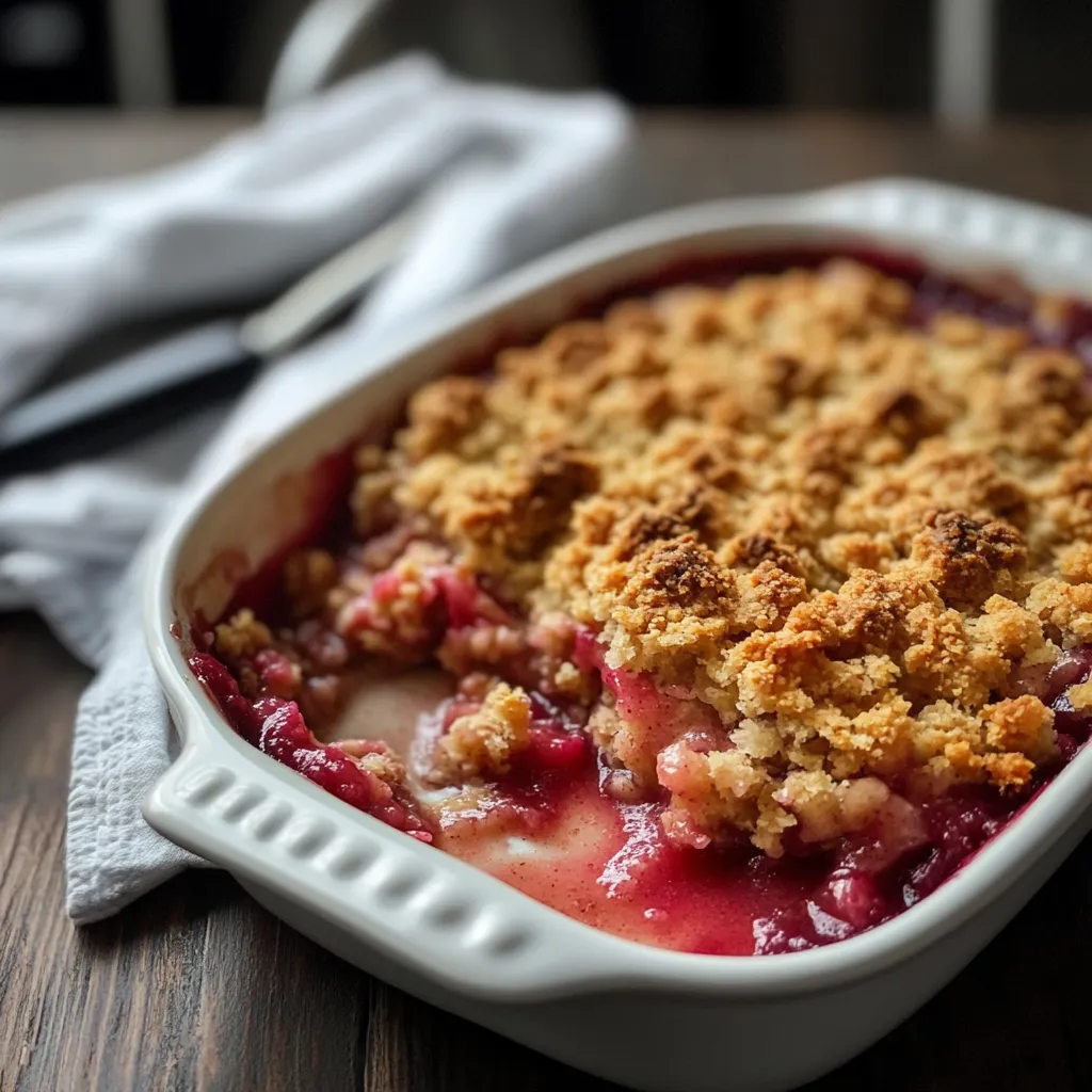 Tips for Rhubarb Crisp Recipe