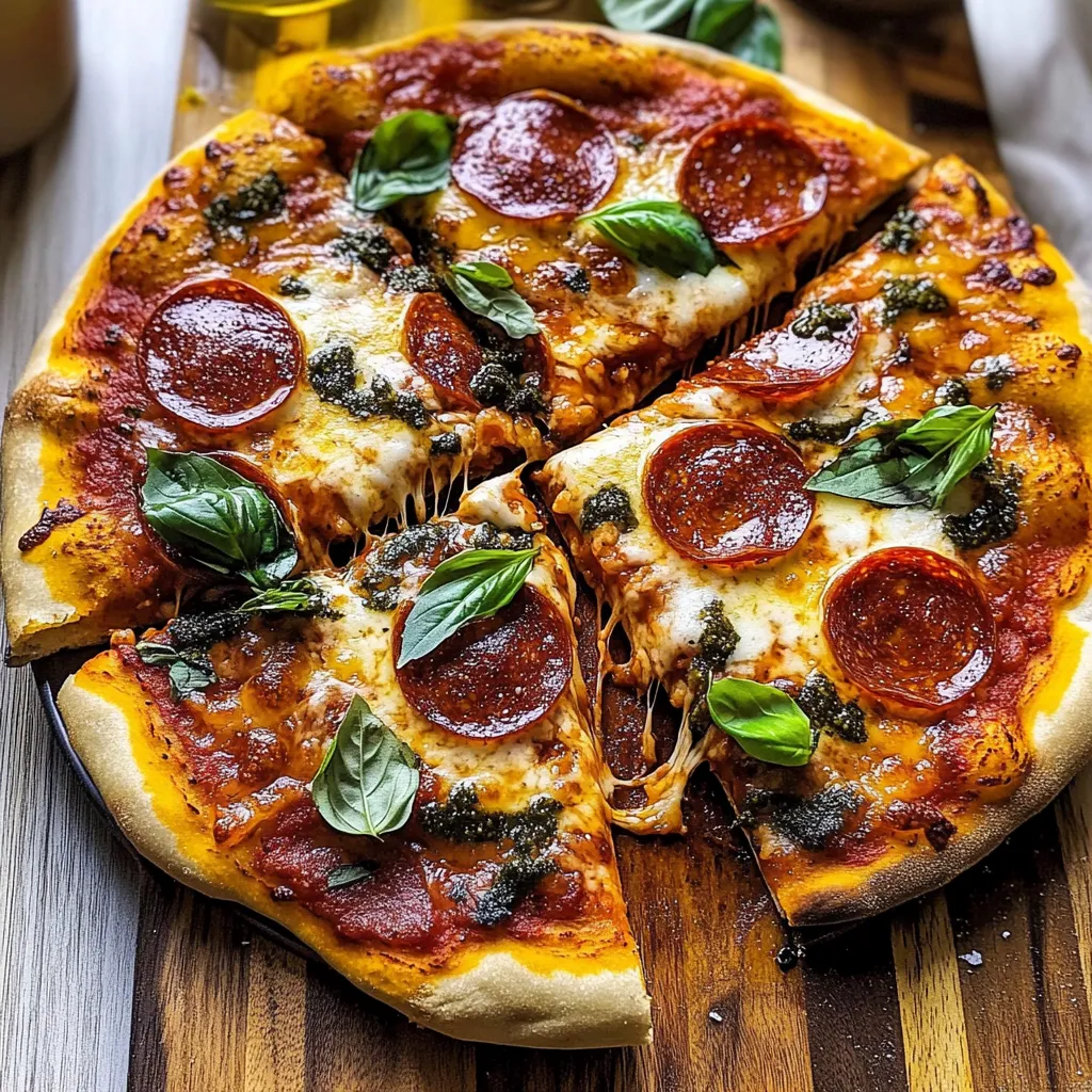 Tips for Sweet and Spicy Tomato Basil Pepperoni Pizza.