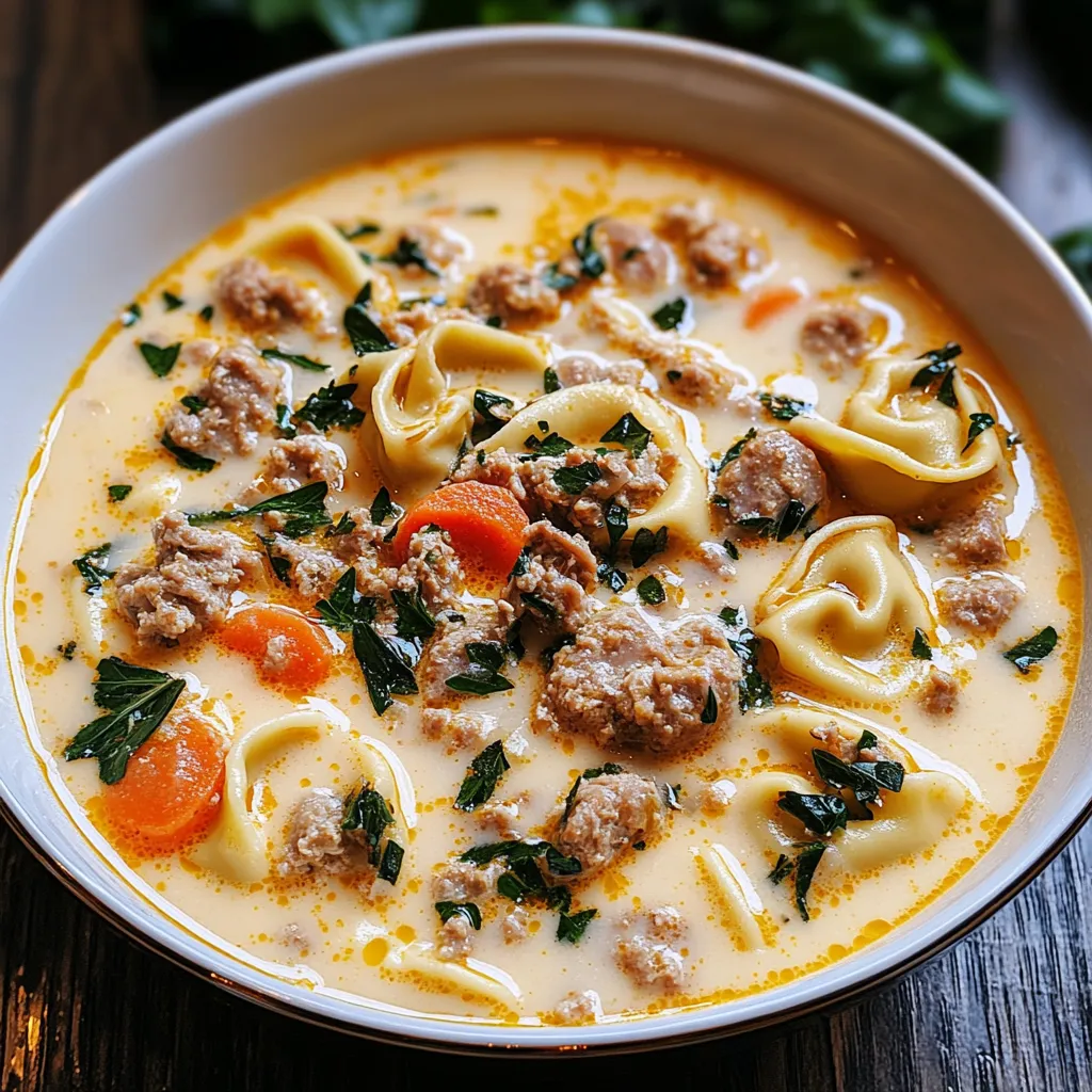 Tips for Creamy Sausage Tortellini Soup