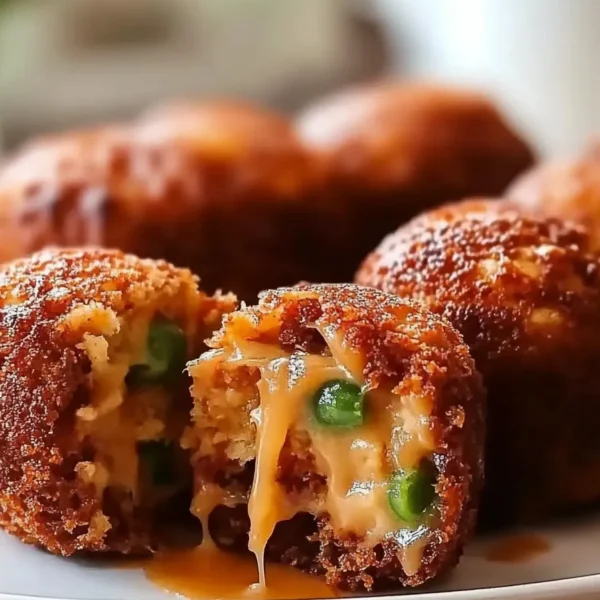 Bacon Jalapeño Popper Cheese Balls on a Platter