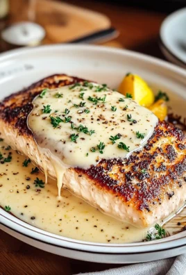 Baked Boursin Salmon on a Plate