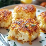 Baked Crab Cakes Freshly Out of the Oven