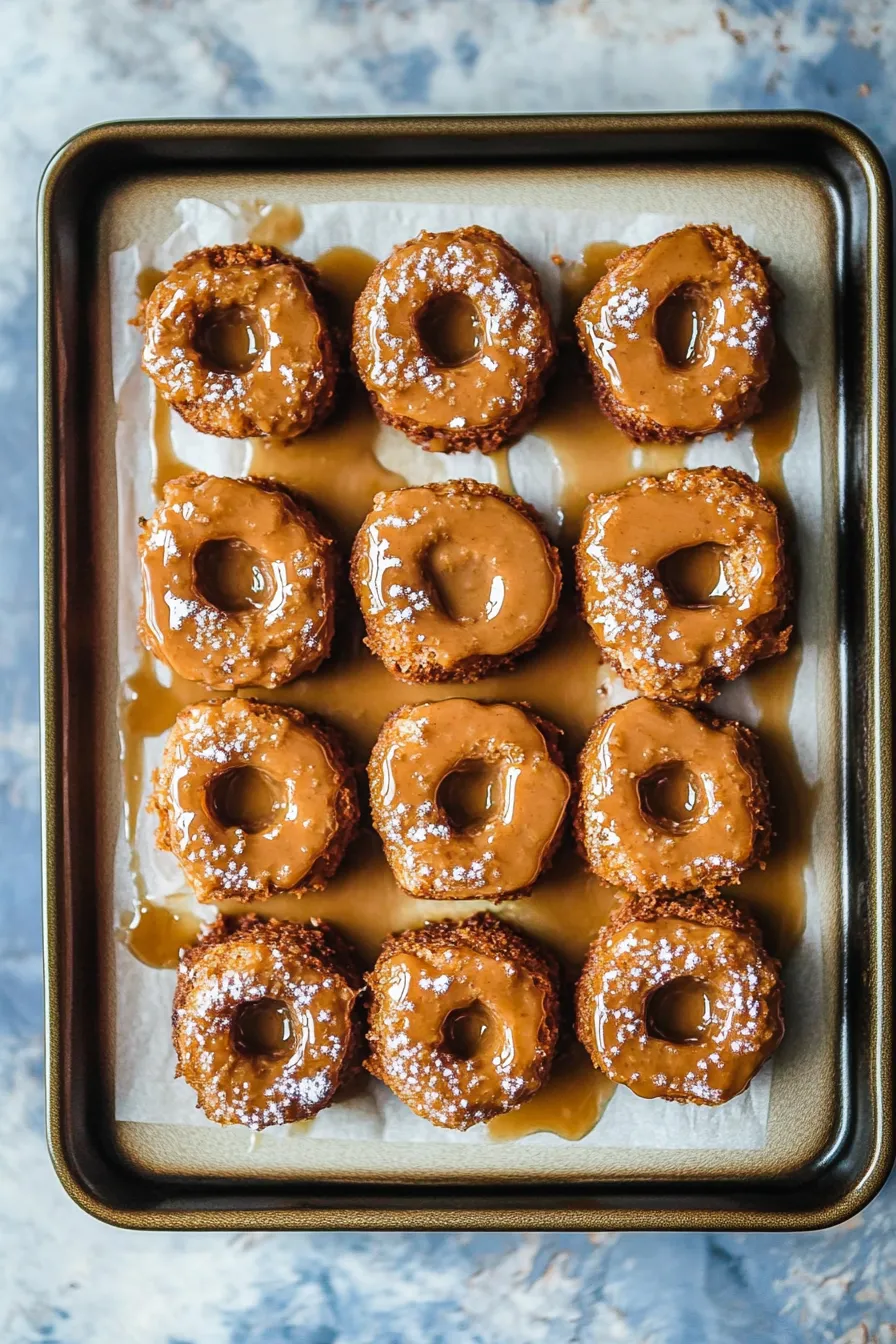 Baked Pumpkin Donuts with Maple Glaze