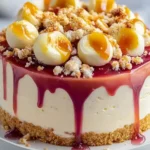 Delicious Banana Pudding Crunch Cheesecake Slices