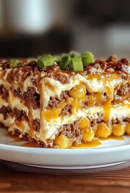 Big Mac Casserole in a Baking Dish