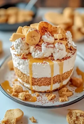Biscoff Banana Pudding with Caramel Ready to Serve