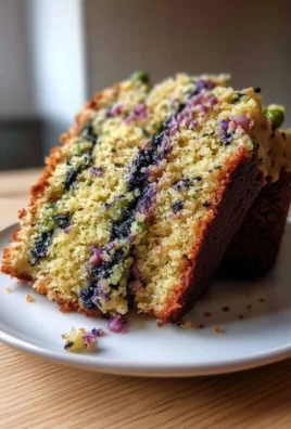 Blissful Blueberry Zucchini Bread with 1 Secret Ingredient Slice