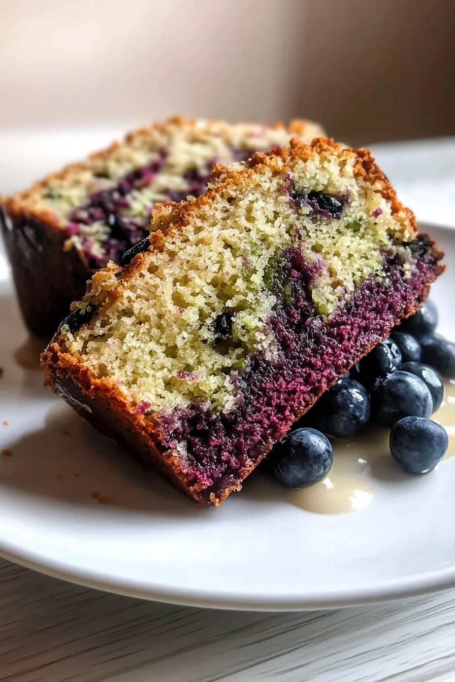 Blissful Blueberry Zucchini Bread with 1 Secret Ingredient