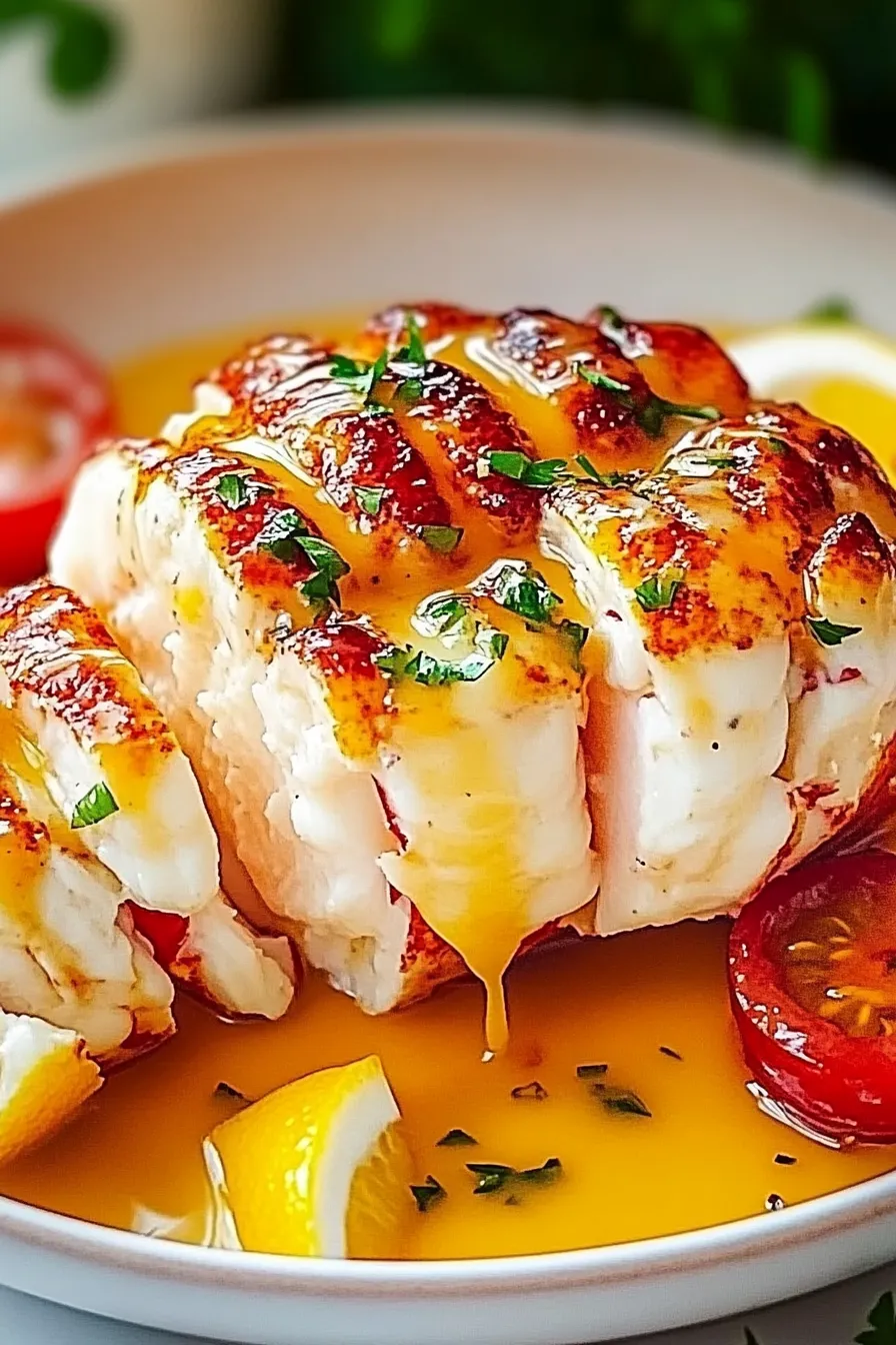Butter Poached Lobster Tails Recipe