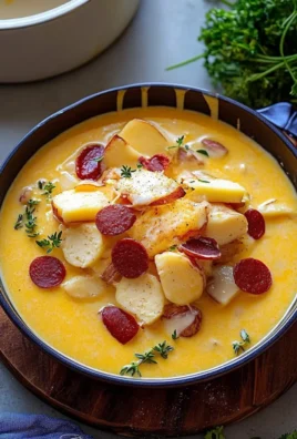 Delicious Cajun Potato Soup in a Bowl
