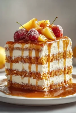 Delicious Caramel Apple Cheesecake Cake Slices