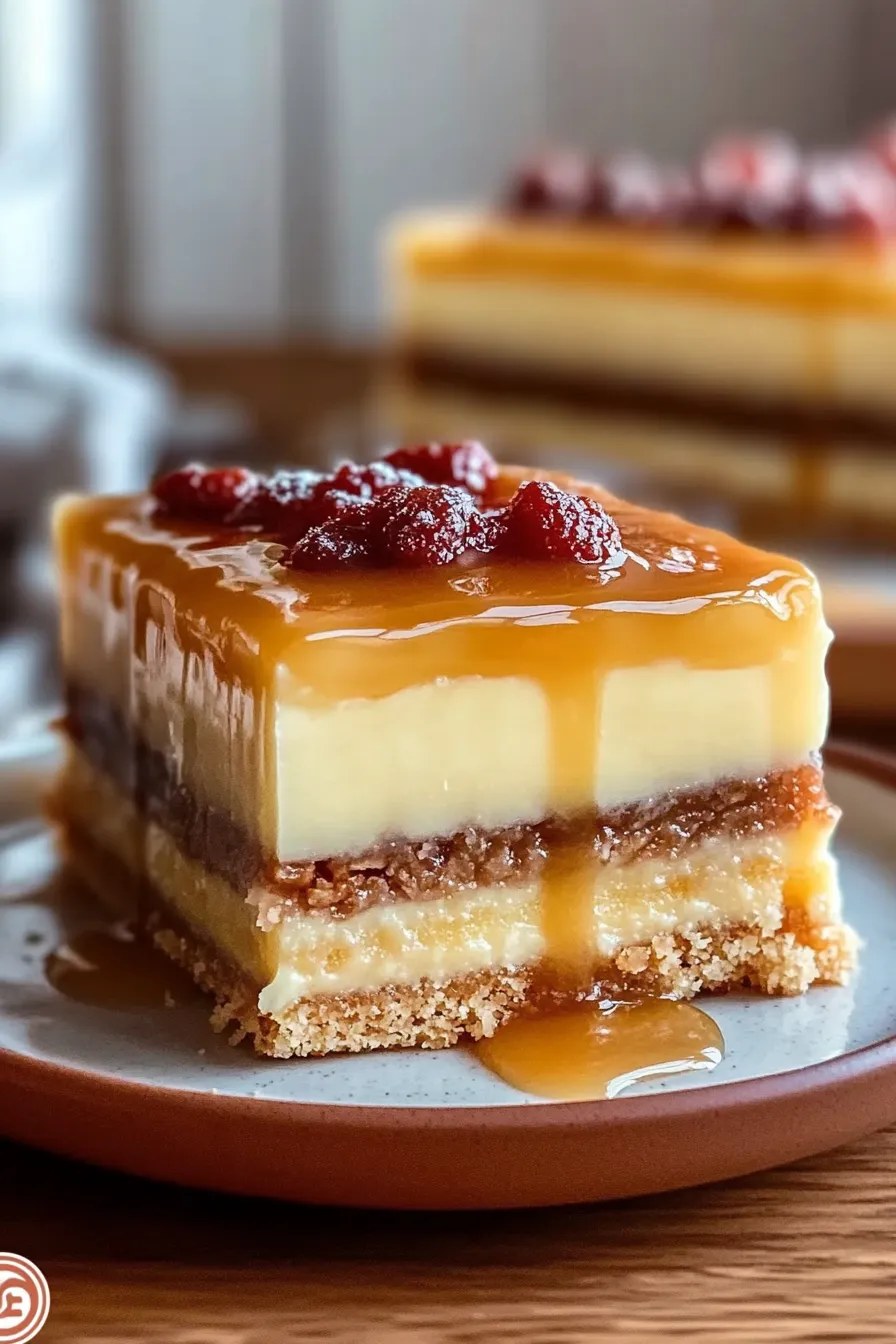 Caramel Pecan Dream Bars