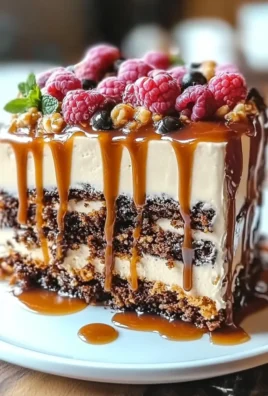 Decadent Caramel Toffee Crunch Cake Slice