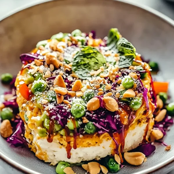 Delicious Cashew Crunch Salad with Sesame Dressing