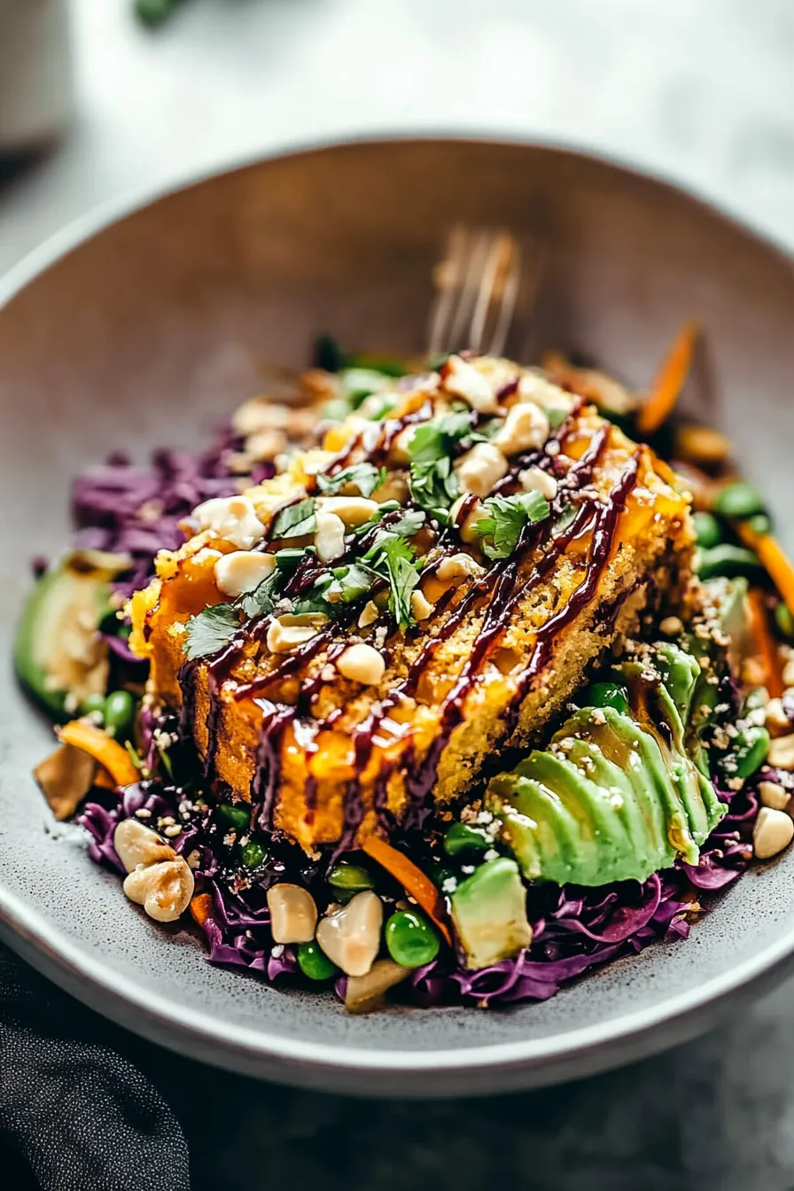 Cashew Crunch Salad with Sesame Dressing