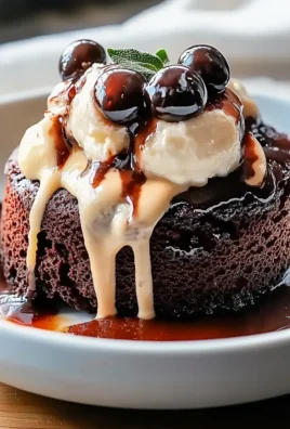 Gooey Chocolate Cobbler Fresh Out of the Oven