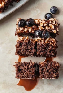 Chocolate Rice Krispies Treats on a White Plate