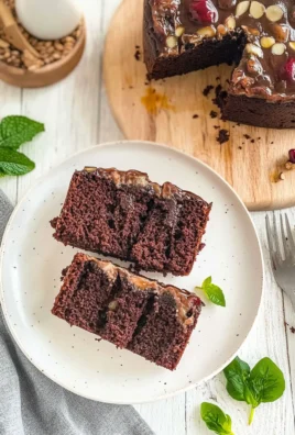 Homemade Chocolate Zucchini Bread Loaf