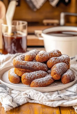 Cinnamon Sugar Twist Donuts Freshly Baked