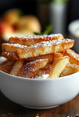 Crispy Air Fryer Apple Fries Served with Cinnamon Dip