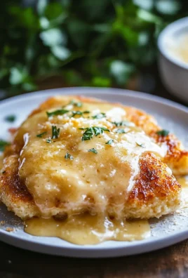 Crispy and Cheesy Chicken on a Plate