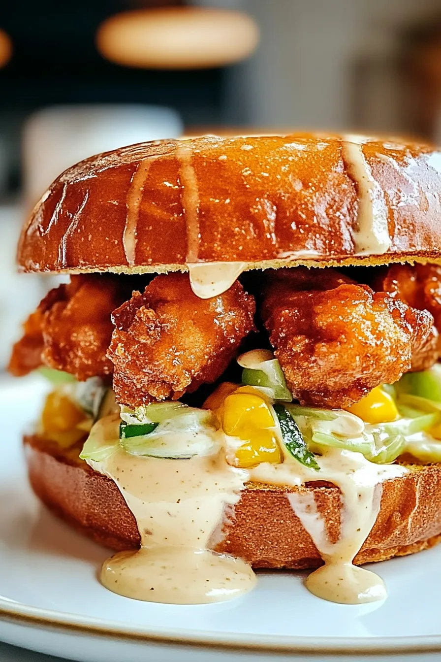 Crispy Chicken Caesar Sandwich