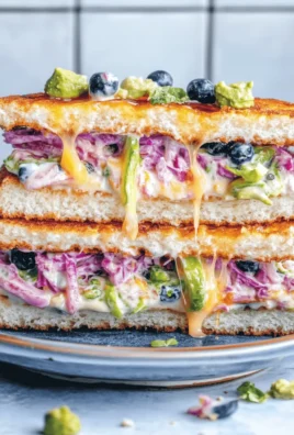 Crispy Chicken Sandwich with Pickled Slaw on a Plate