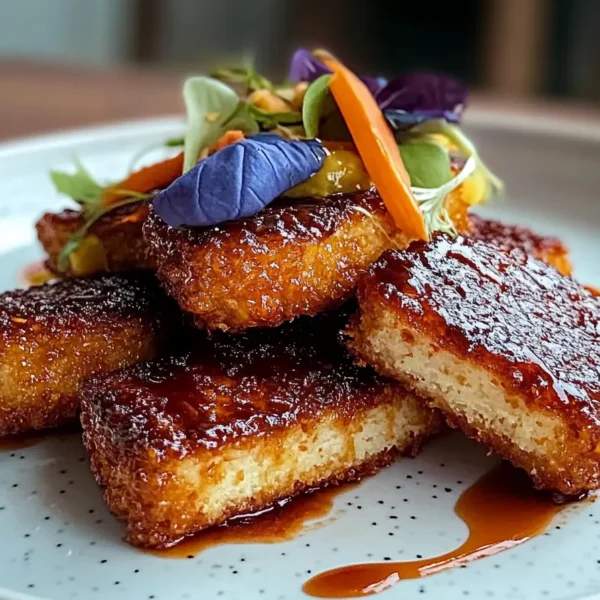 Crispy Maple Sriracha Tofu Wings Fresh from the Oven