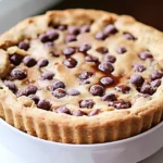 Deep Dish Cookie Pie Ready to Serve