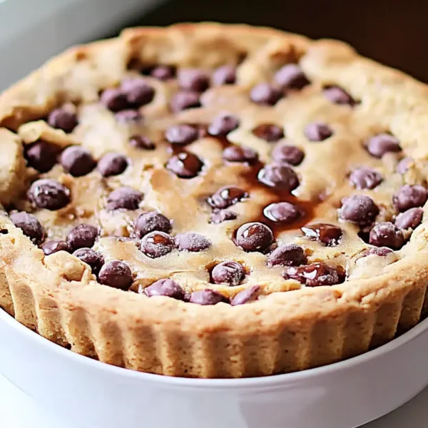 Deep Dish Cookie Pie Ready to Serve