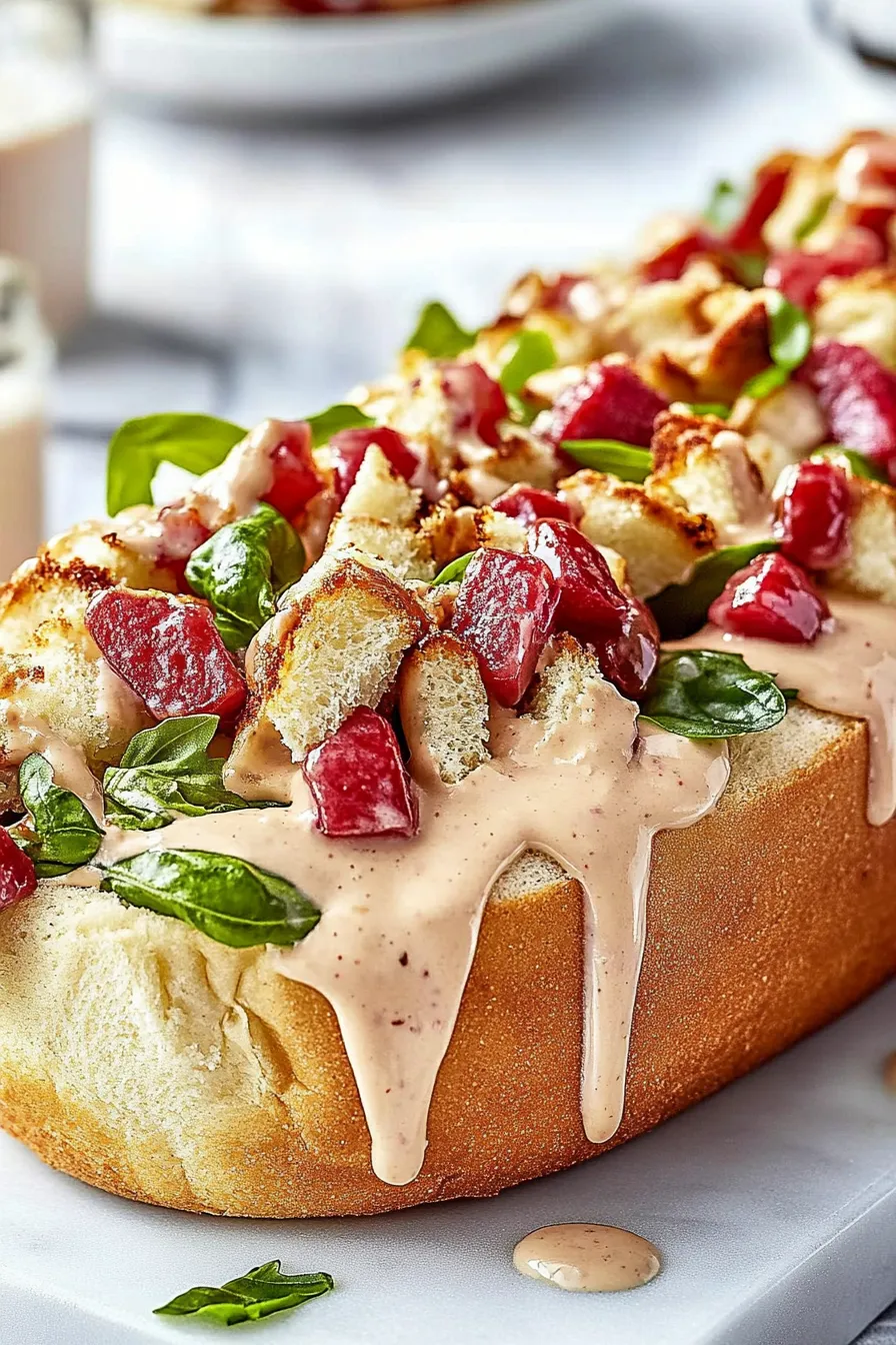 Delicious Chopped Chicken Bacon Ranch Sub Recipe